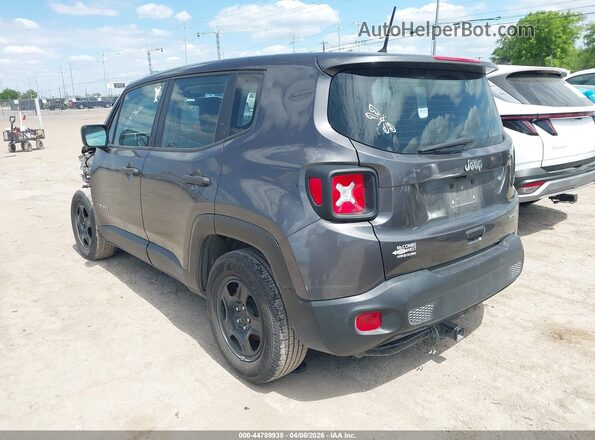 ZACNJAAB0KPK13629 2019 JEEP RENEGADE Gray უკანა მარცხენა
