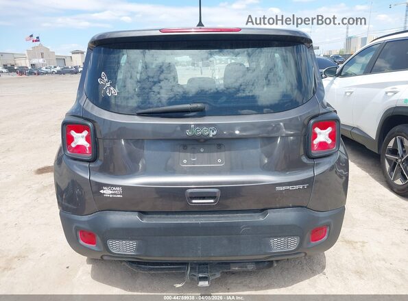 ZACNJAAB0KPK13629 2019 JEEP RENEGADE Gray 