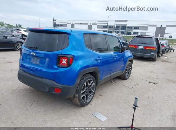 ZACNJAAB2LPM07452 2020 JEEP RENEGADE Blue Trasero derecho