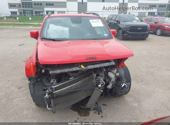 ZACNJABB4KPJ76261 2019 JEEP RENEGADE Red Instrument cluster view
