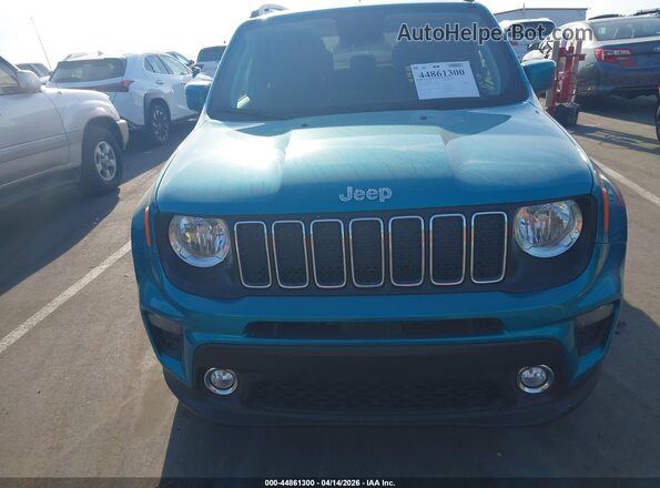 ZACNJABB4LPL71844 2020 JEEP RENEGADE Turquoise Вид щитка приладів