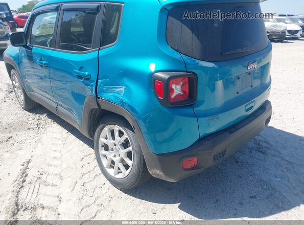ZACNJABB4LPL71844 2020 JEEP RENEGADE Turquoise Вид спереду