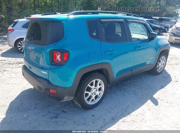 ZACNJABB4LPL71844 2020 JEEP RENEGADE Turquoise Задня права чверть