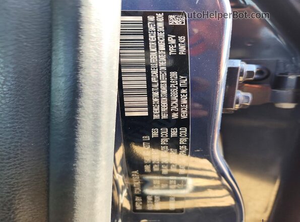 ZACNJABB5LPL61288 2020 JEEP RENEGADE Blue სალონის 360-გრადუსიანი ხედი