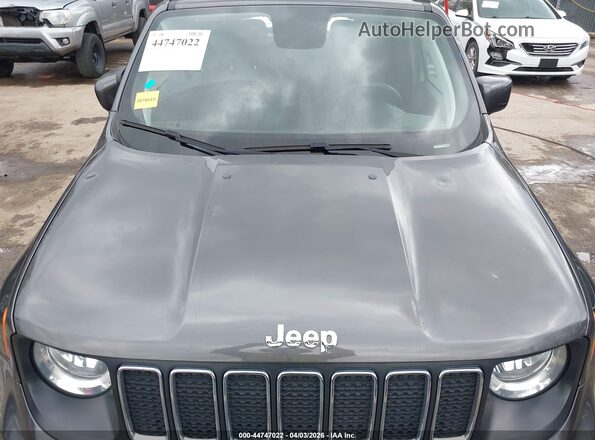 ZACNJABB7KPK08569 2019 JEEP RENEGADE Gray 