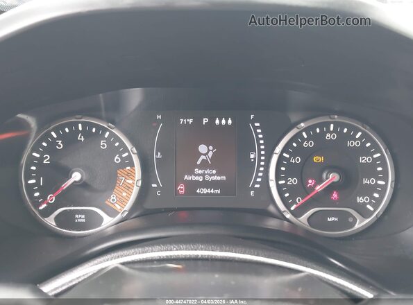 ZACNJABB7KPK08569 2019 JEEP RENEGADE Gray Հետևի նստատեղերի տեսք