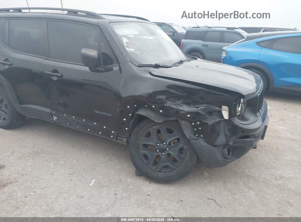 ZACNJBAB5LPL50394 2020 JEEP RENEGADE Black Front view