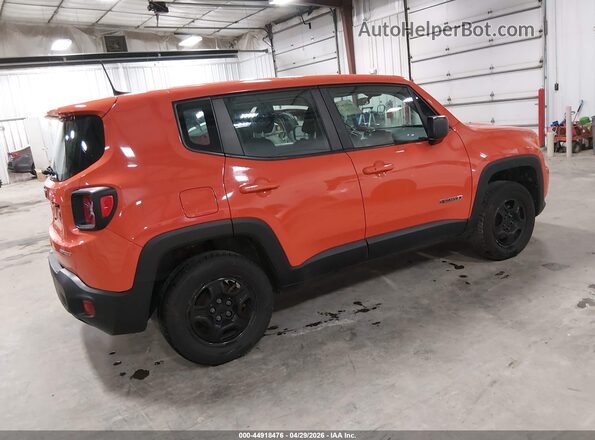ZACNJBAB8LPL97516 2020 JEEP RENEGADE Orange Задня права чверть