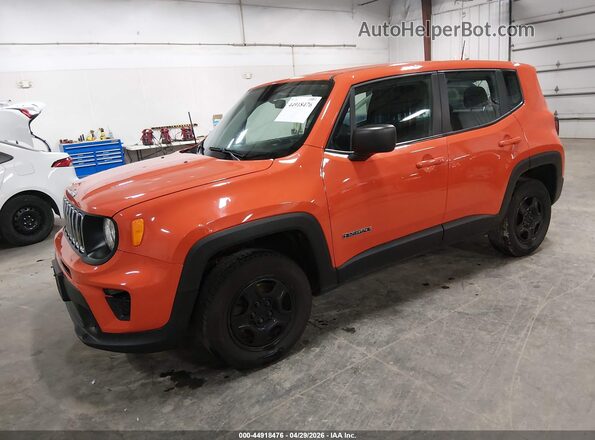 ZACNJBAB8LPL97516 2020 JEEP RENEGADE Orange Передня ліва чверть