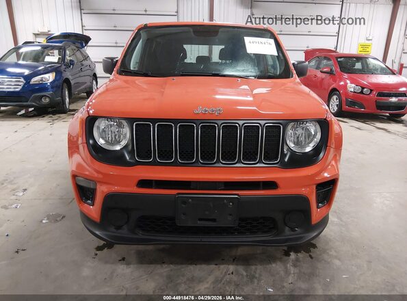 ZACNJBAB8LPL97516 2020 JEEP RENEGADE Orange Вид щитка приладів