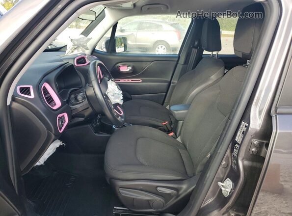 ZACNJBBB6LPL75545 2020 JEEP RENEGADE Gray Widok wnętrza z przodu