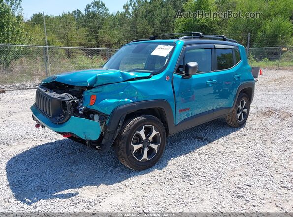 ZACNJBC10LPL98034 2020 JEEP RENEGADE Teal Передня ліва чверть