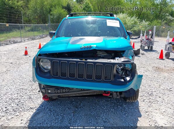 ZACNJBC10LPL98034 2020 JEEP RENEGADE Teal Вид щитка приладів