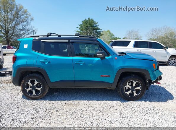 ZACNJBC10LPL98034 2020 JEEP RENEGADE Teal Вид задньої частини салону