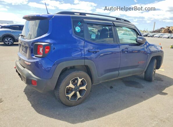 ZACNJBC16KPJ90772 2019 JEEP RENEGADE Синий 