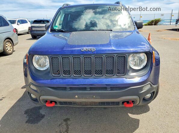 ZACNJBC16KPJ90772 2019 JEEP RENEGADE Синий 