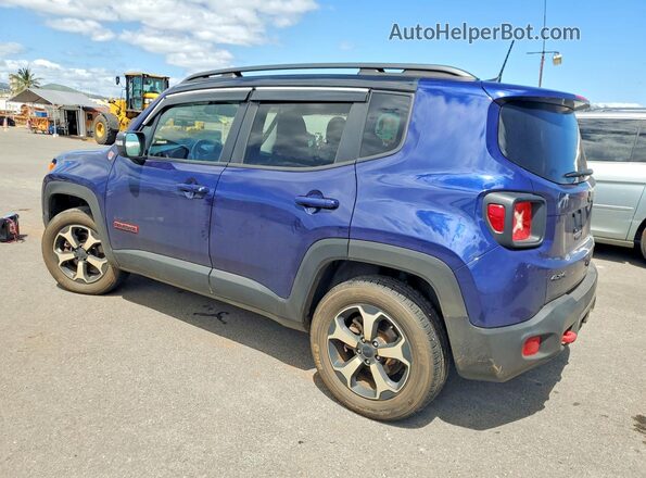ZACNJBC16KPJ90772 2019 JEEP RENEGADE Синий 