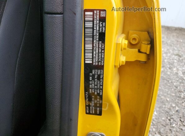 ZACNJBC16KPJ96538 2019 JEEP RENEGADE Yellow VIN կոդի պիտակի տեսք