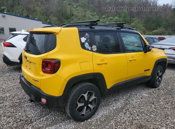 ZACNJBC16KPJ96538 2019 JEEP RENEGADE Yellow Հետևի աջ
