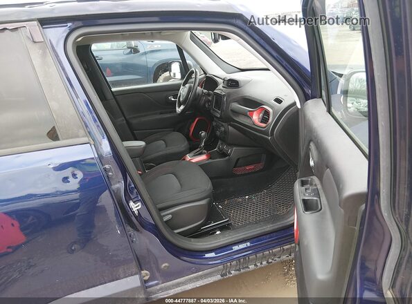ZACNJBC17KPJ90280 2019 JEEP RENEGADE Blue Front interior view