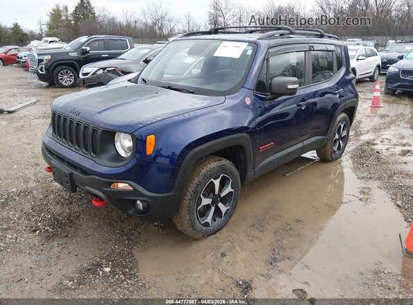 ZACNJBC17KPJ90280 2019 JEEP RENEGADE Blue Front left
