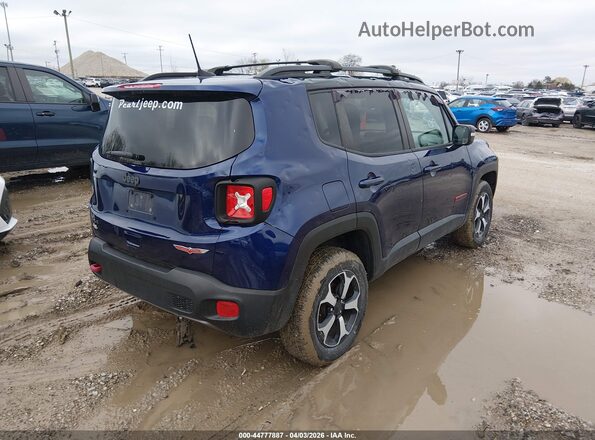 ZACNJBC17KPJ90280 2019 JEEP RENEGADE Blue Rear right