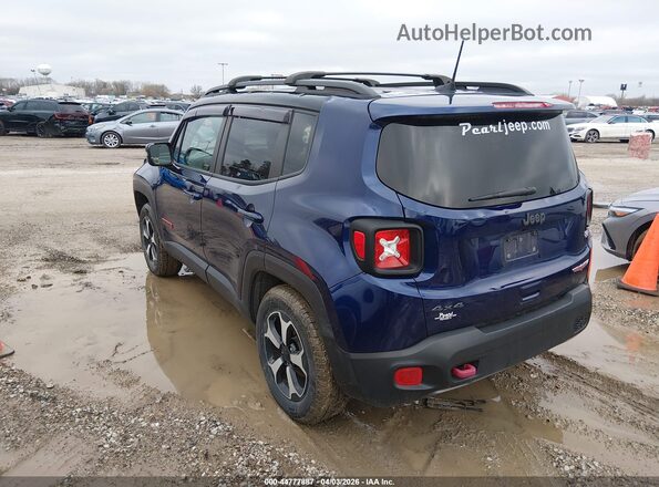 ZACNJBC17KPJ90280 2019 JEEP RENEGADE Blue Rear left