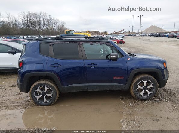 ZACNJBC17KPJ90280 2019 JEEP RENEGADE Blue Rear interior view