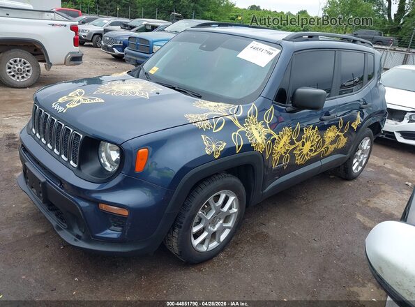 ZACNJCAB9MPM16744 2021 JEEP RENEGADE Синий 