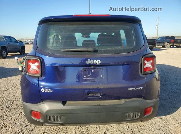 ZACNJCABXMPM55651 2021 JEEP RENEGADE Blue Հետևի տեսք