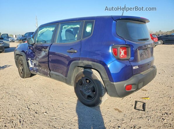 ZACNJCABXMPM55651 2021 JEEP RENEGADE Blue Հետևի ձախ