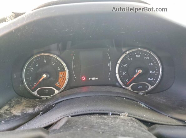 ZACNJDB13PPP19101 2023 JEEP RENEGADE White Instrument cluster view