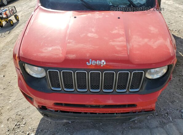 ZACNJDB18PPP16677 2023 JEEP RENEGADE Red Vista del compartimento del motor
