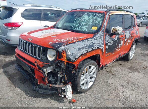 ZACNJDBB1MPM57129 2021 JEEP RENEGADE Orange წინა მარცხენა ხედი სამი მეოთხედიდან