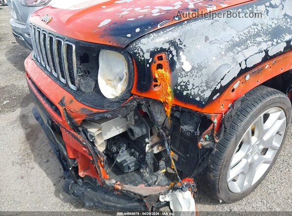 ZACNJDBB1MPM57129 2021 JEEP RENEGADE Orange ხელსაწყოთა პანელის ხედი