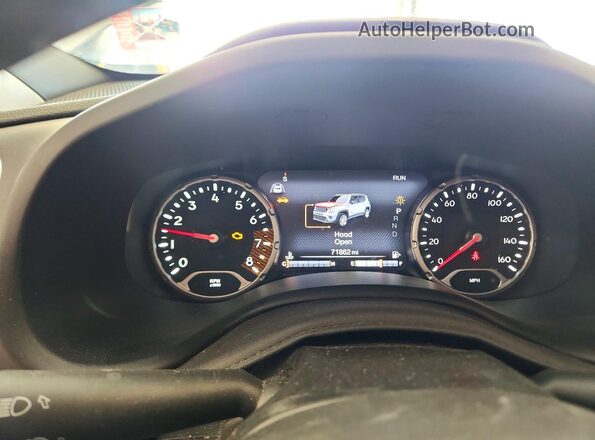 ZACNJDBB1MPN10475 2021 JEEP RENEGADE Silver Սարքավորումների վահանակի տեսք