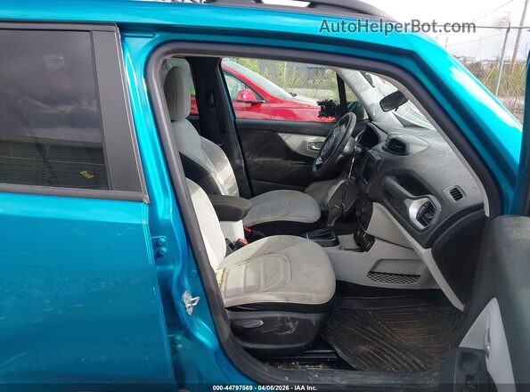 ZACNJDBB3MPN34633 2021 JEEP RENEGADE Бирюзовый Вид салона спереди