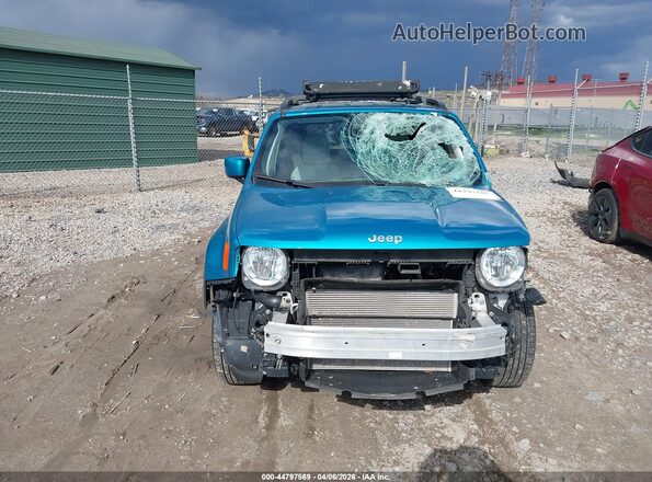 ZACNJDBB3MPN34633 2021 JEEP RENEGADE Бирюзовый Вид задней части салона
