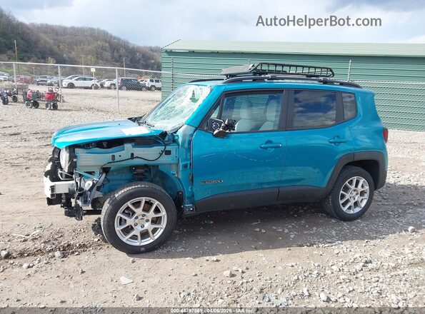 ZACNJDBB3MPN34633 2021 JEEP RENEGADE Бирюзовый 