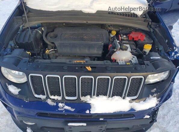 ZACNJDBB5MPM48949 2021 JEEP RENEGADE Blue Rear interior view
