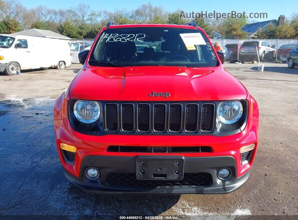 ZACNJDBB6MPM77523 2021 JEEP RENEGADE Red Widok zestawu wskaźników
