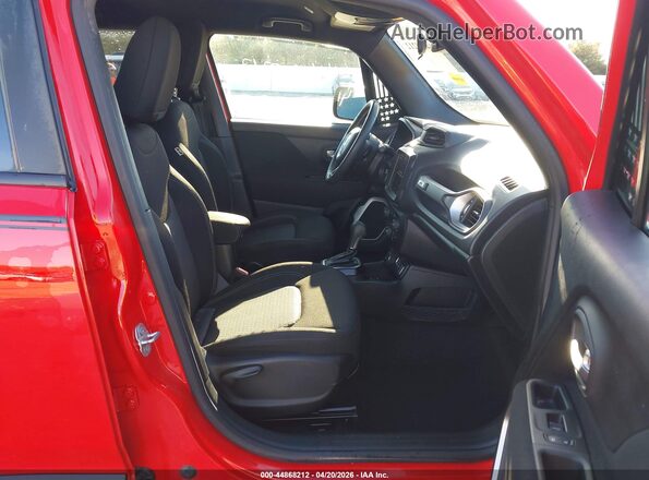 ZACNJDBB6MPM77523 2021 JEEP RENEGADE Red Widok wnętrza z przodu
