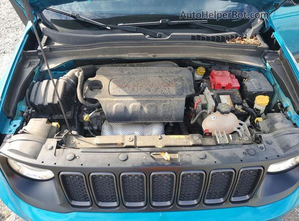 ZACNJDBB8MPM74087 2021 JEEP RENEGADE Teal Vista del compartimento del motor