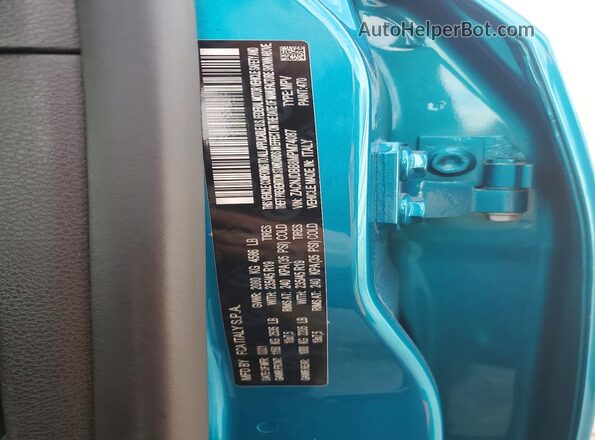 ZACNJDBB8MPM74087 2021 JEEP RENEGADE Teal Vista interior de 360 grados