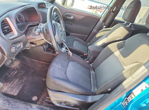 ZACNJDBBXMPN18624 2021 JEEP RENEGADE Blue Front interior view