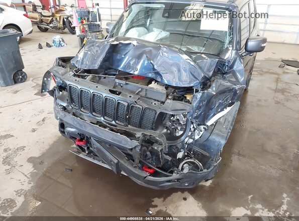 ZACNJDC14MPN31892 2021 JEEP RENEGADE Blue Front view
