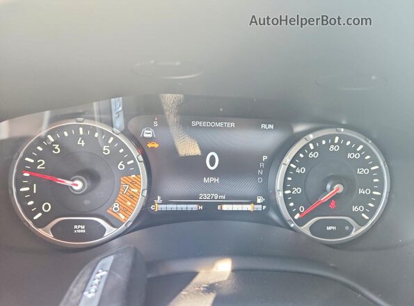ZACNJDC19NPN99669 2022 JEEP RENEGADE White Սարքավորումների վահանակի տեսք