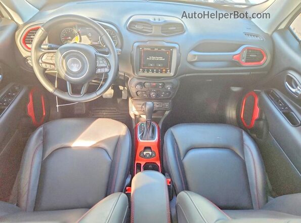ZACNJDC19NPN99669 2022 JEEP RENEGADE White Առջևի վահանակի տեսք