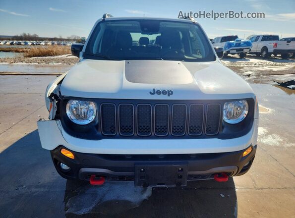 ZACNJDC19NPN99669 2022 JEEP RENEGADE White Դիմացի տեսք