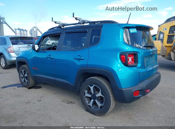 ZACNJDC1XMPN32271 2021 JEEP RENEGADE Blue Հետևի ձախ